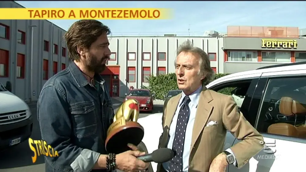 Striscia la notizia: Tapiro d’oro a Montezemolo per gli scarsi risultati della Ferrari