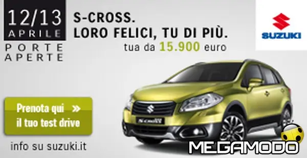 Suzuki S-Cross, porte aperte il 12 e 13 aprile