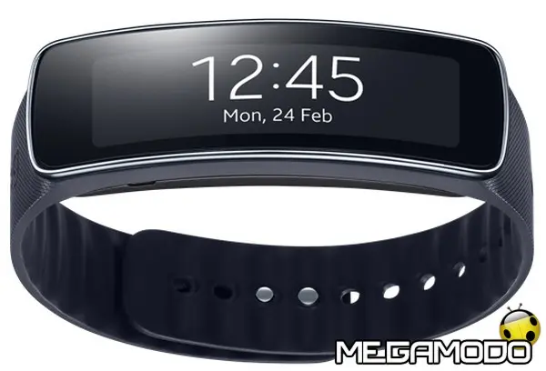 samsung gear fit black front