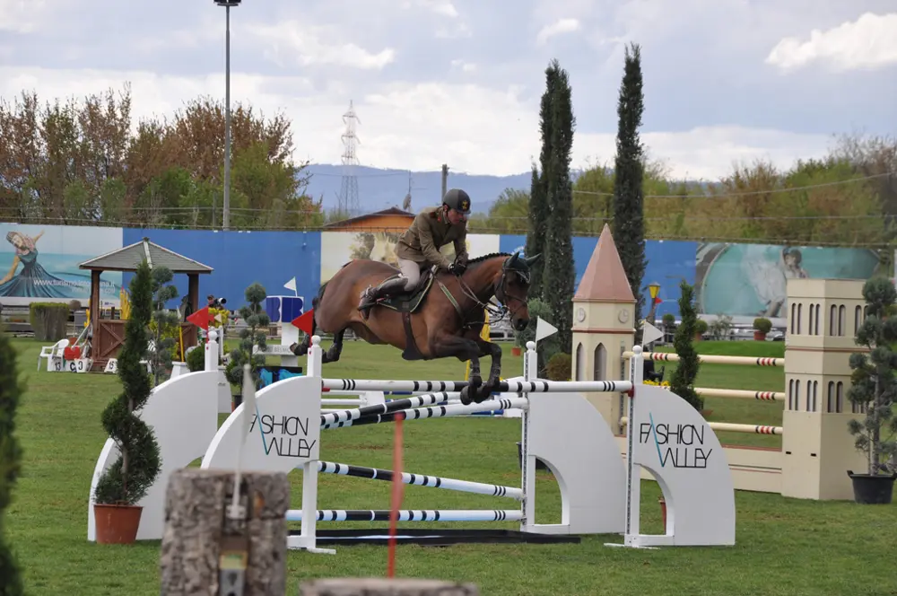 Due Cavalieri dell'Esercito all’82a Csio Piazza di Siena 