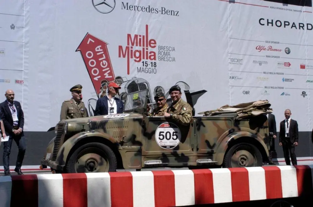 1000 Miglia 2014: ottima performance dell'Esercito Italiano