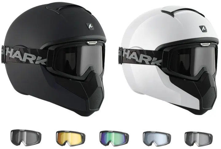 Shark Vancore, il casco integrale con maschera e goggles
