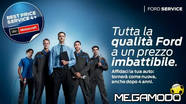 Ford lancia Motorcraft Service 4+: offerte e servizi di assistenza per le auto Ford con più di 4 anni