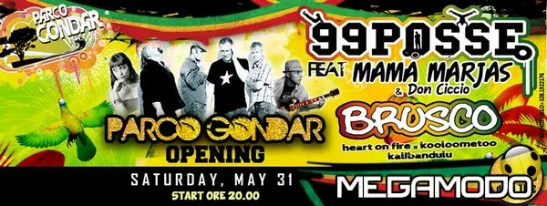 Con 99 Posse e Carl Craig, un weekend di reggae ed elettronica inaugura l'estate 2014 del Parco Gondar di Gallipoli