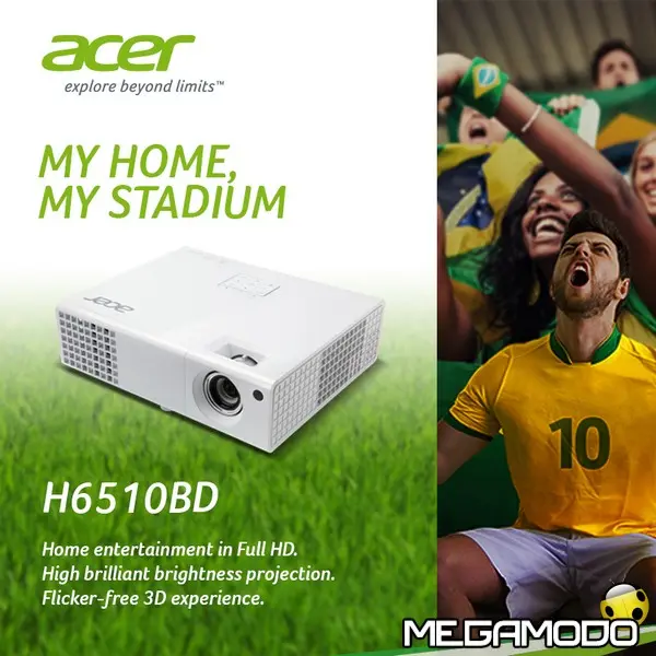 acer football promotion h6510bd projector