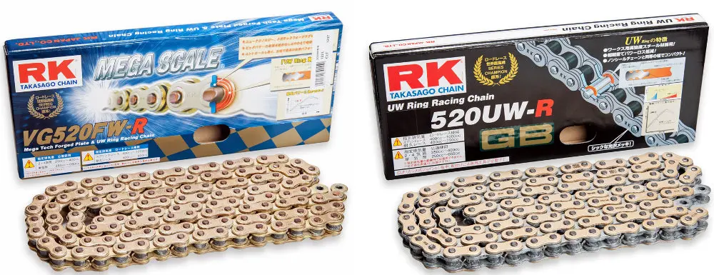 Catene RK per moto da gara: dalla pista alla strada 