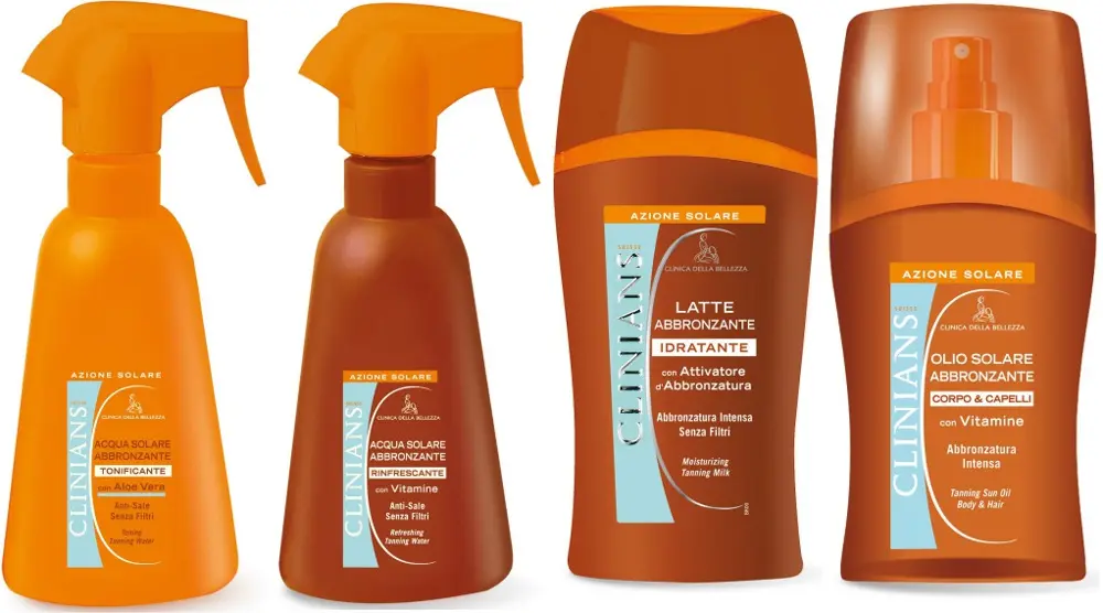 Solari Abbronzanti di Clinians, abbronzatura al top