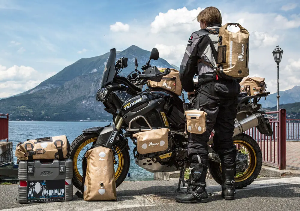 Desert, le borse moto by Amphibious
