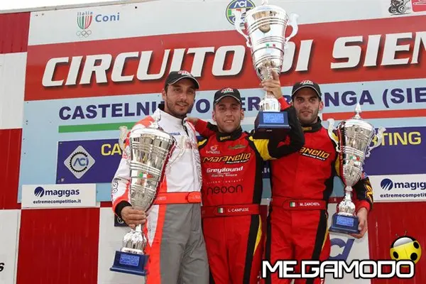 campionato italiano karting podio kz2 gara2 siena