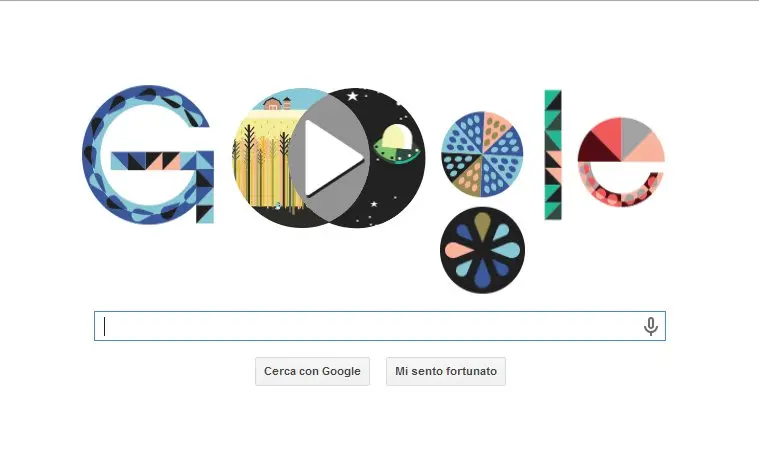 Il diagramma di John Venn nel doodle di Google 