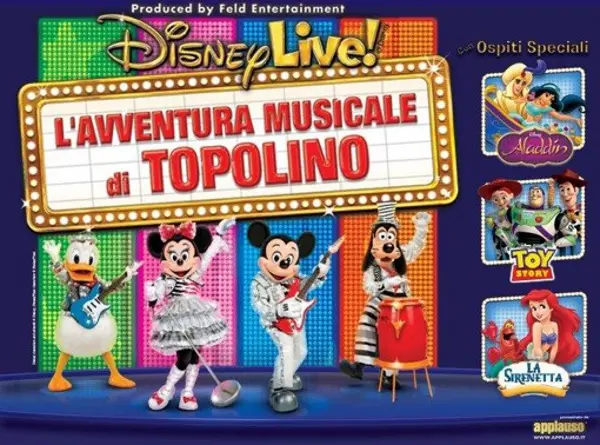"L’avventura musicale di Topolino" dal 5 all’8 dicembre al Palalottomatica di Roma