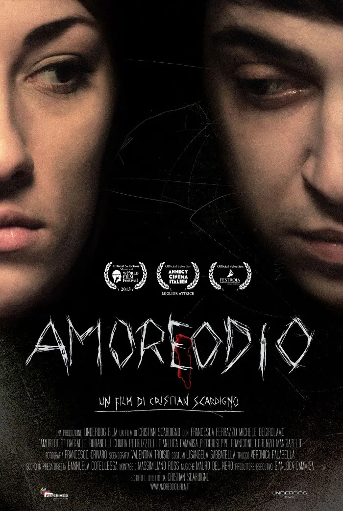 "AMOREODIO" di Cristian Scardigno dal 9 ottobre al cinema