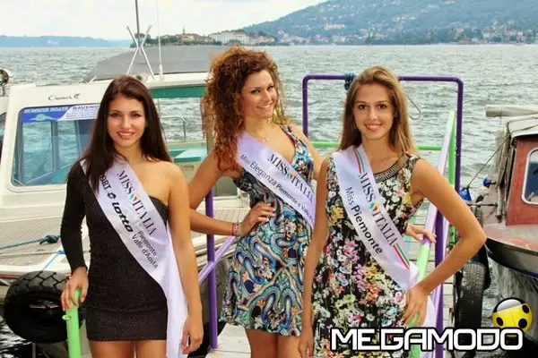 A Baveno un singolare aperitivo, per le più votate Miss Italia edizione 2014, complice il caldo    - foto 2