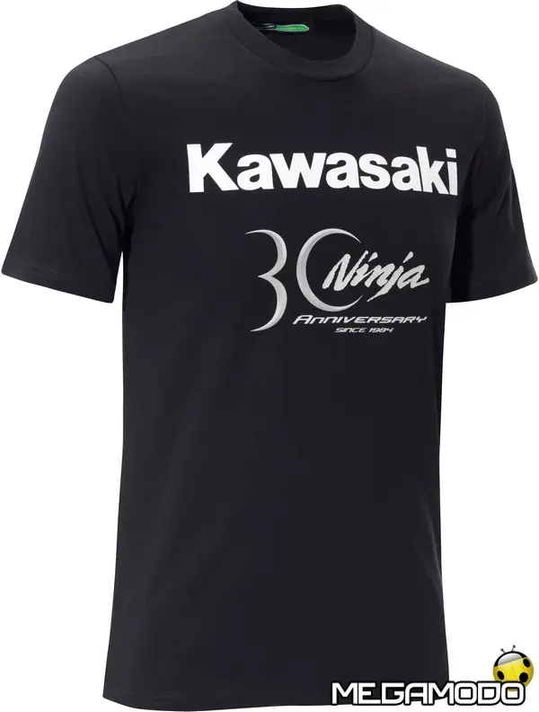 its ninja time kawasaki svela i primi prodotti della speciale linea ninja 30th anniversary hi tshirt