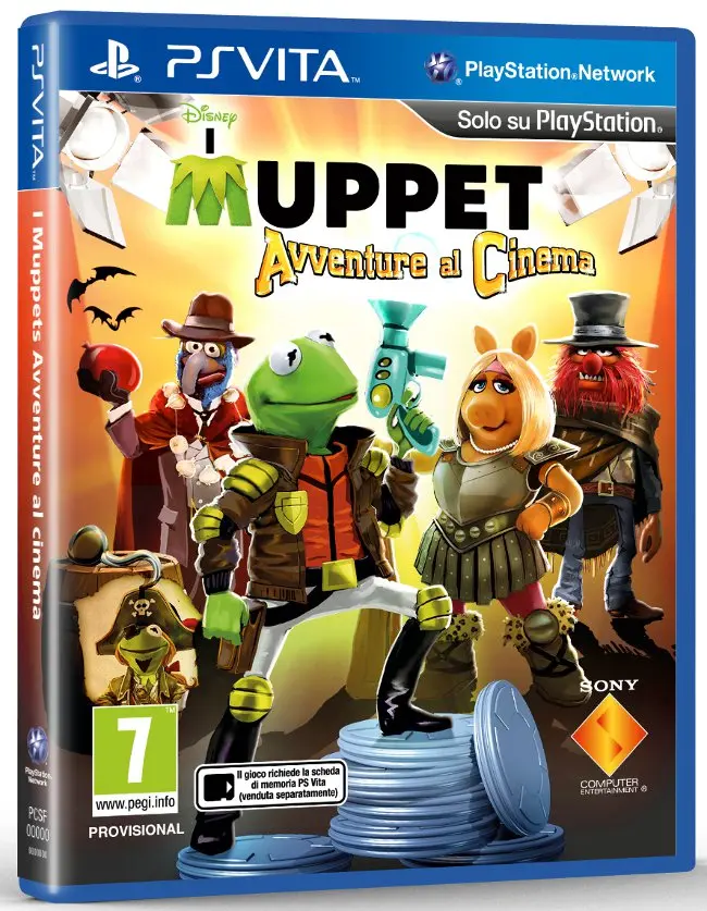 In arrivo oggi su PS Vita "I Muppet Avventure al cinema"
