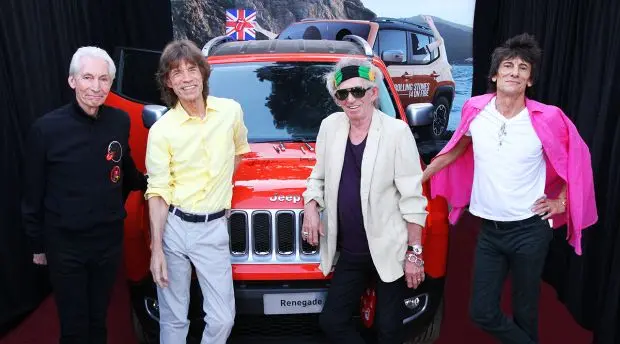All’asta la Jeep Renegade autografata dai Rolling Stones