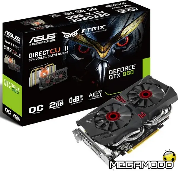 strix gtx960 dc2oc 2gd5 box vga