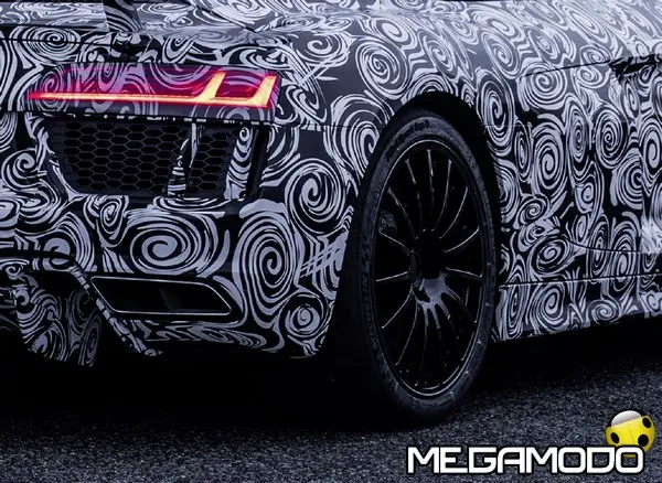 audi r8 michelin close up