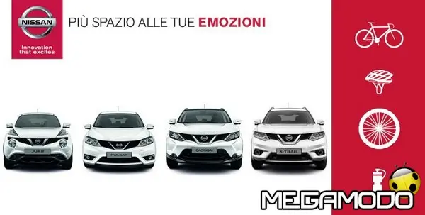 nissan guida emozione bici