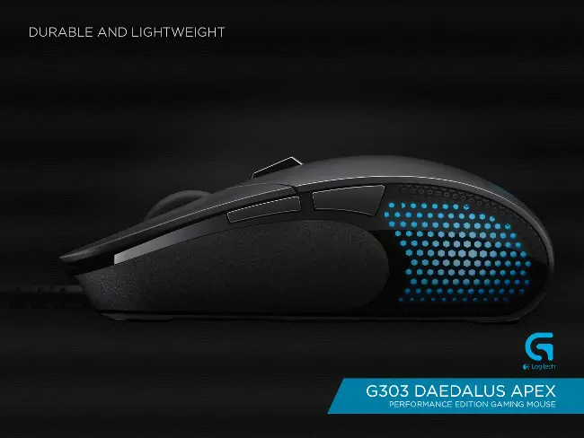 Logitech lancia G303 Daedalus Apex Performance Edition Gaming Mouse