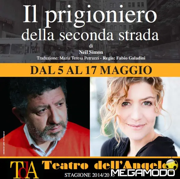 40 anni de 'Il Prigioniero della seconda strada': Veronique Vergari e Fabio Galadini al Teatro dell'Angelo di Roma