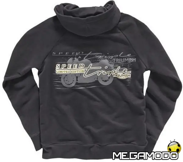triumph ss2015 zip thru hoodie sweat new back