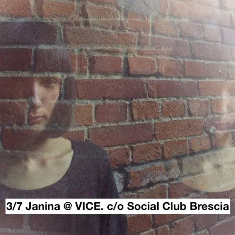Vice: Janina il 3 luglio al Social Club di Brescia