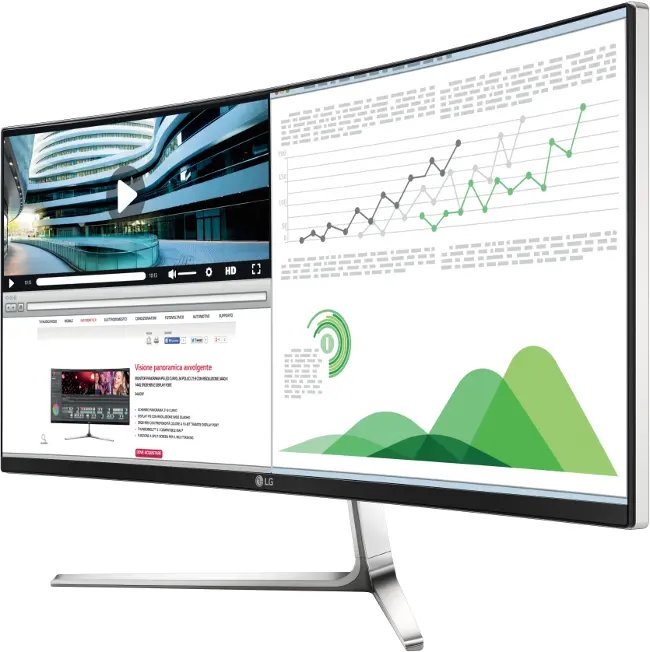LG 34UC97, il monitor curvo Panorama 21:9 da 34 pollici