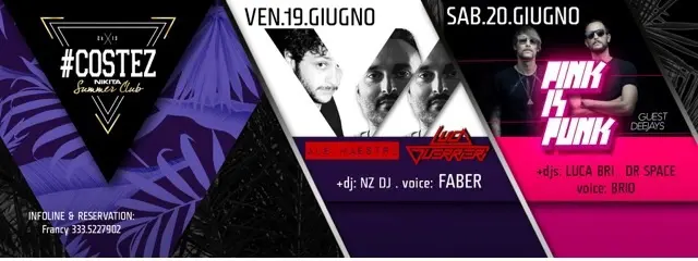 Al Costez Nikita di Telgate: Luca Guerrieri, Ale Maestrie e i Pink is Punk
