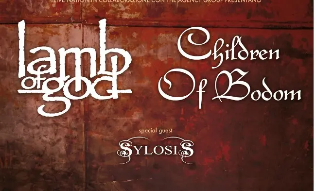 LAMB OF GOD e CHILDREN OF BODOM il 24 novembre all'Alcatraz di Milano