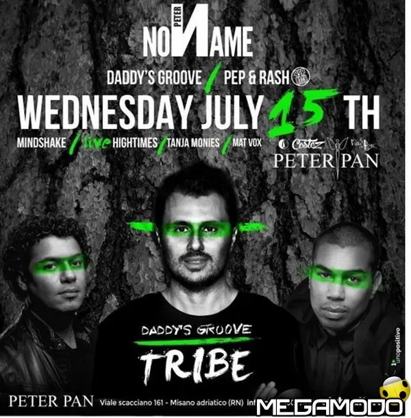 Daddy’s Groove il 15 luglio al Peter Pan di Misano 