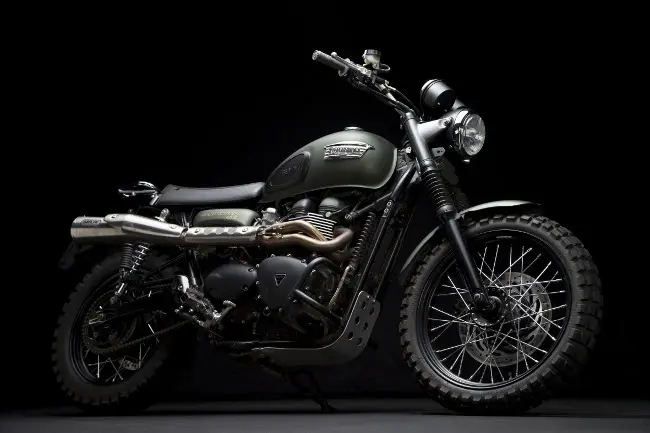 All'asta la Triumph Scrambler di Jurassic World per The Distinguished Gentleman’s Ride