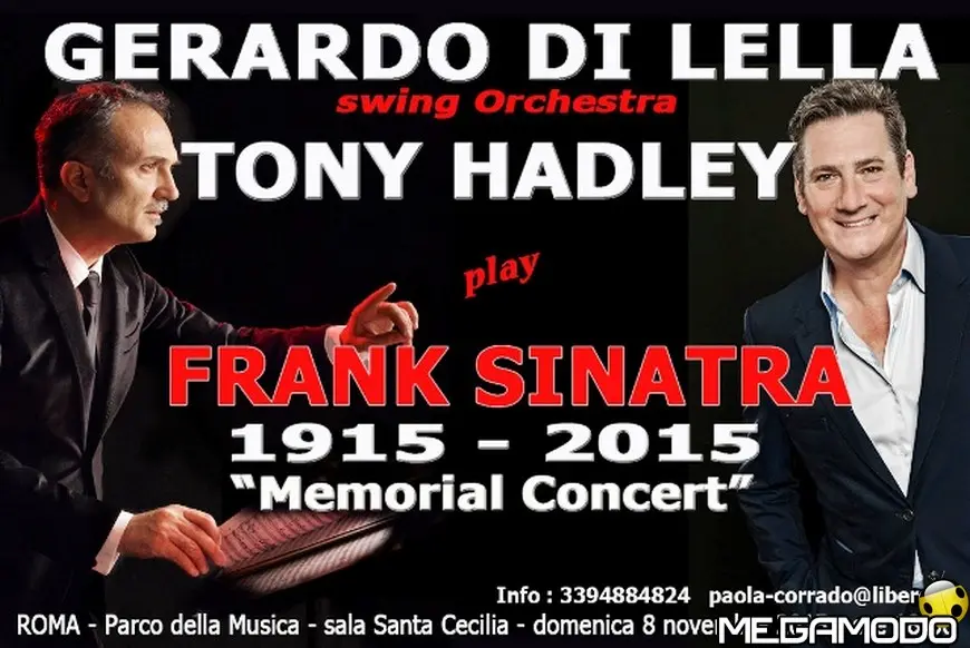Tony Hadley e Gerardo Di Lella Swing O’rchestra celebrano FRANK SINATRA