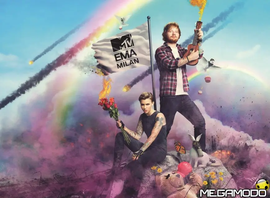 Ed Sheeran e Ruby Rose presenteranno gli MTV EMA 2015