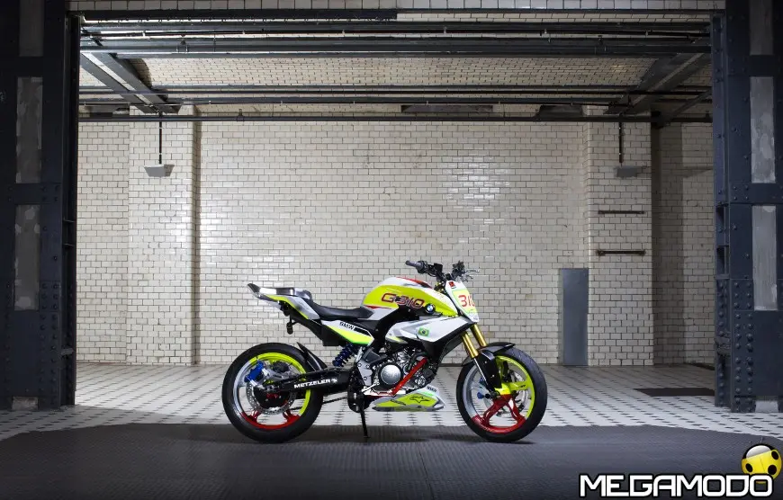 BMW Concept Stunt G 310: l'aggressiva e agile stuntbike
