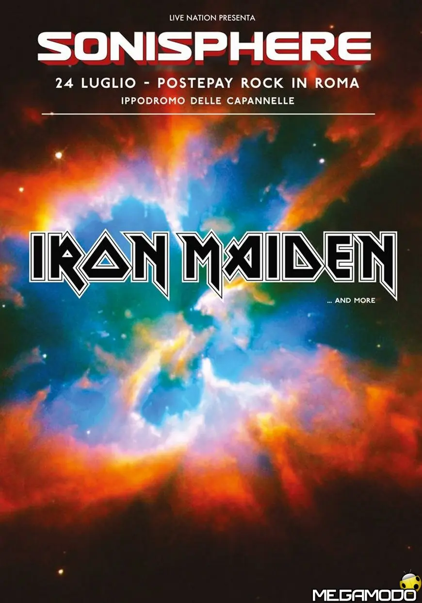 Gli IRON MAIDEN il 24 luglio al POSTEPAY ROCK IN ROMA