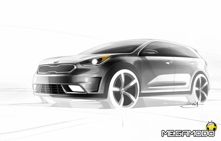 Kia annuncia l'avveniristica Niro Hybrid