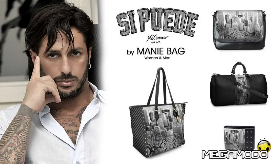 Si Puede, Fabrizio Corona firma la nuova linea di Manie Bag