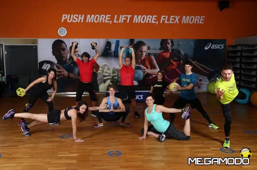 Milano 19/11/2015 Nuova collezione Asics per il  Fitness, presso la palestra Get Fit di Milano - foto di Giancarlo Colombo/A.G.Giancarlo Colombo