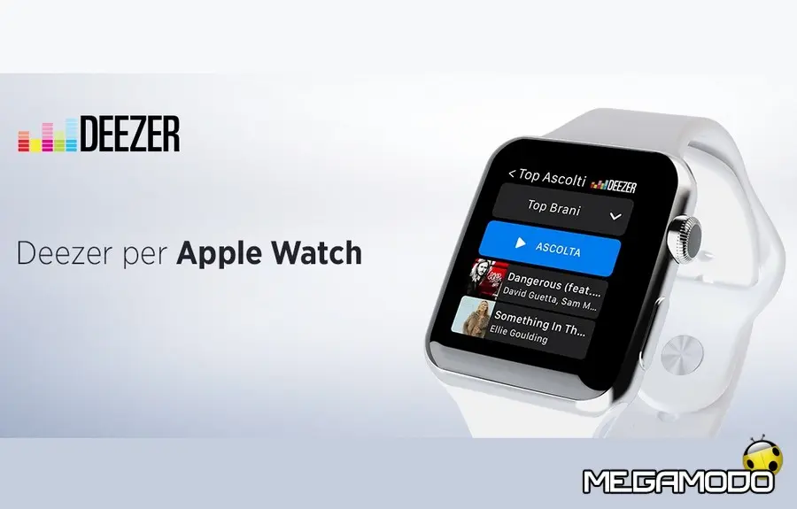 Deezer disponibile per Apple Watch
