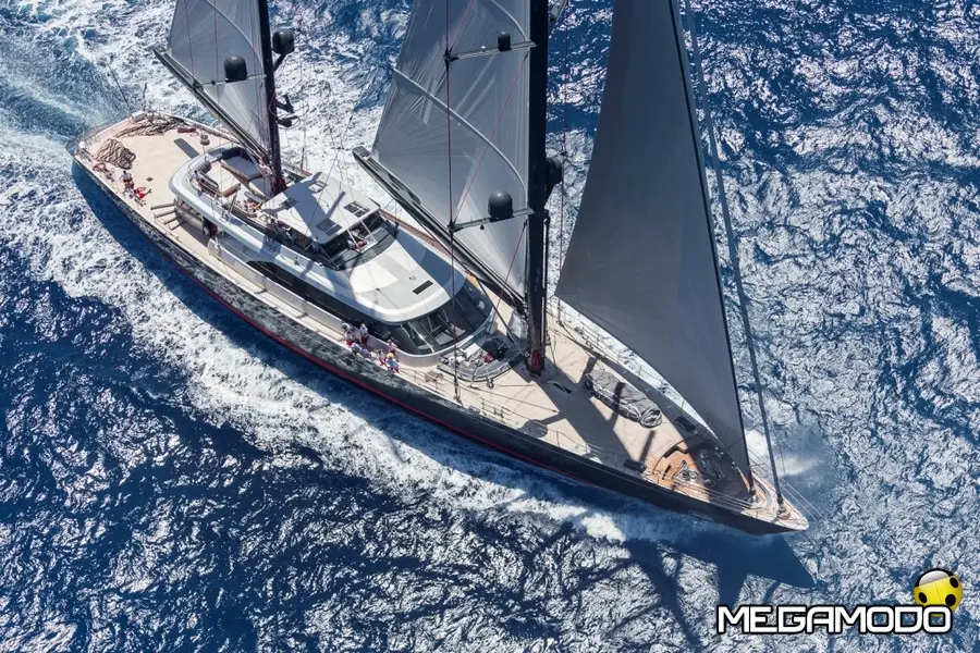 Perini Navi alla regata St Barths Bucket 2016