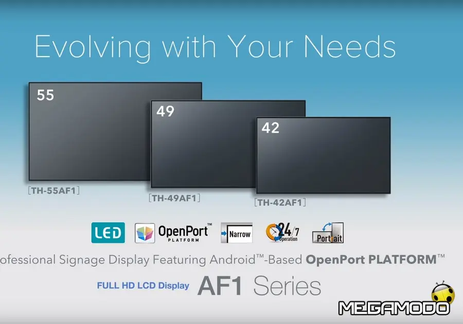 Panasonic, grandi aspettative per il display AF 1