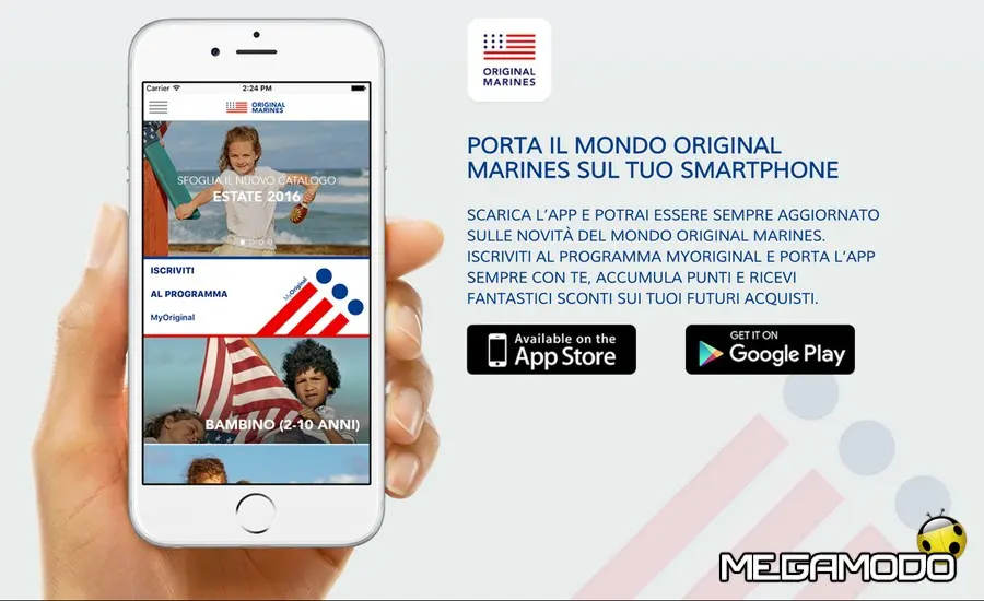 Original Marines lancia l'app MyOriginal
