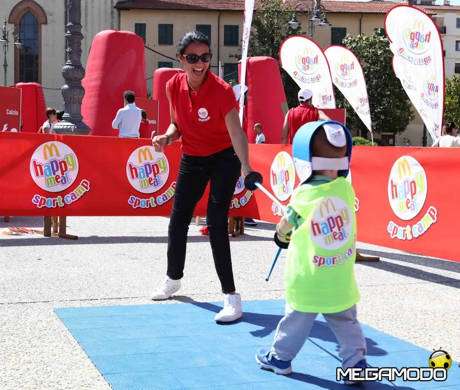 Giusy Versace ambasciatrice di Happy Meal Sport Camp di Rio2016