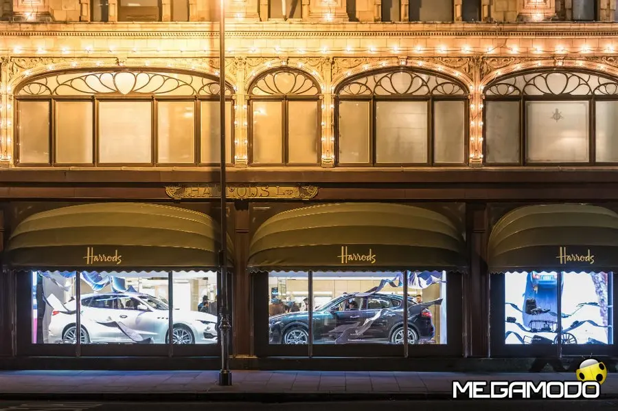 Maserati ed Ermenegildo Zegna da Harrods