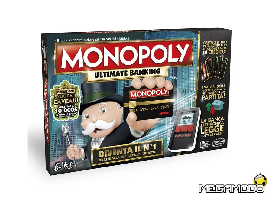 Nuovo Monopoly Ultimate Banking (con soldi veri!)