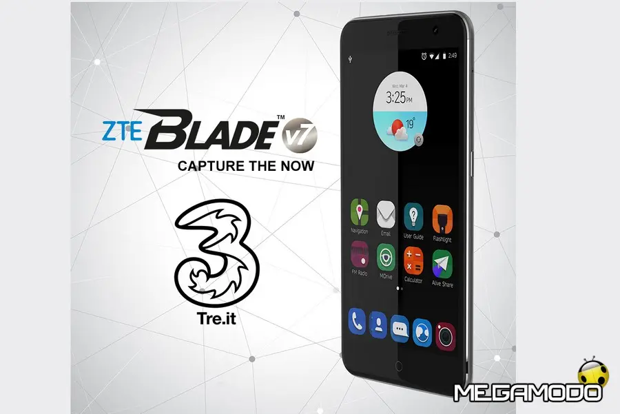 ZTE e 3 ITALIA, con Blade V7!