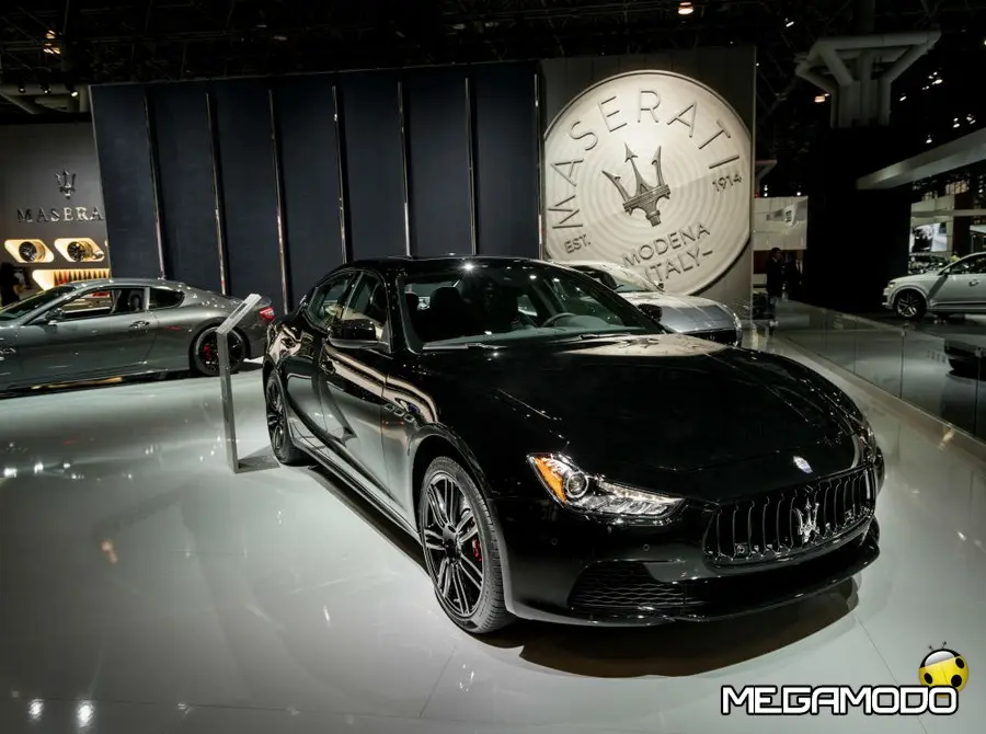 Maserati presenta la Ghibli 'Nerissimo' al Salone Internazionale dell'Auto di New York