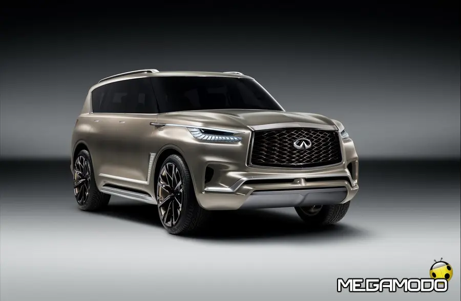 INFINITI QX80 Monograph, lussuosa ed imponente