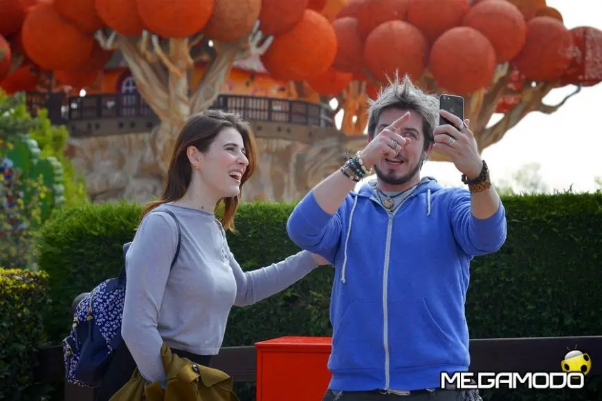 mod paolo ruffini e diana del bufalo a gardaland 1